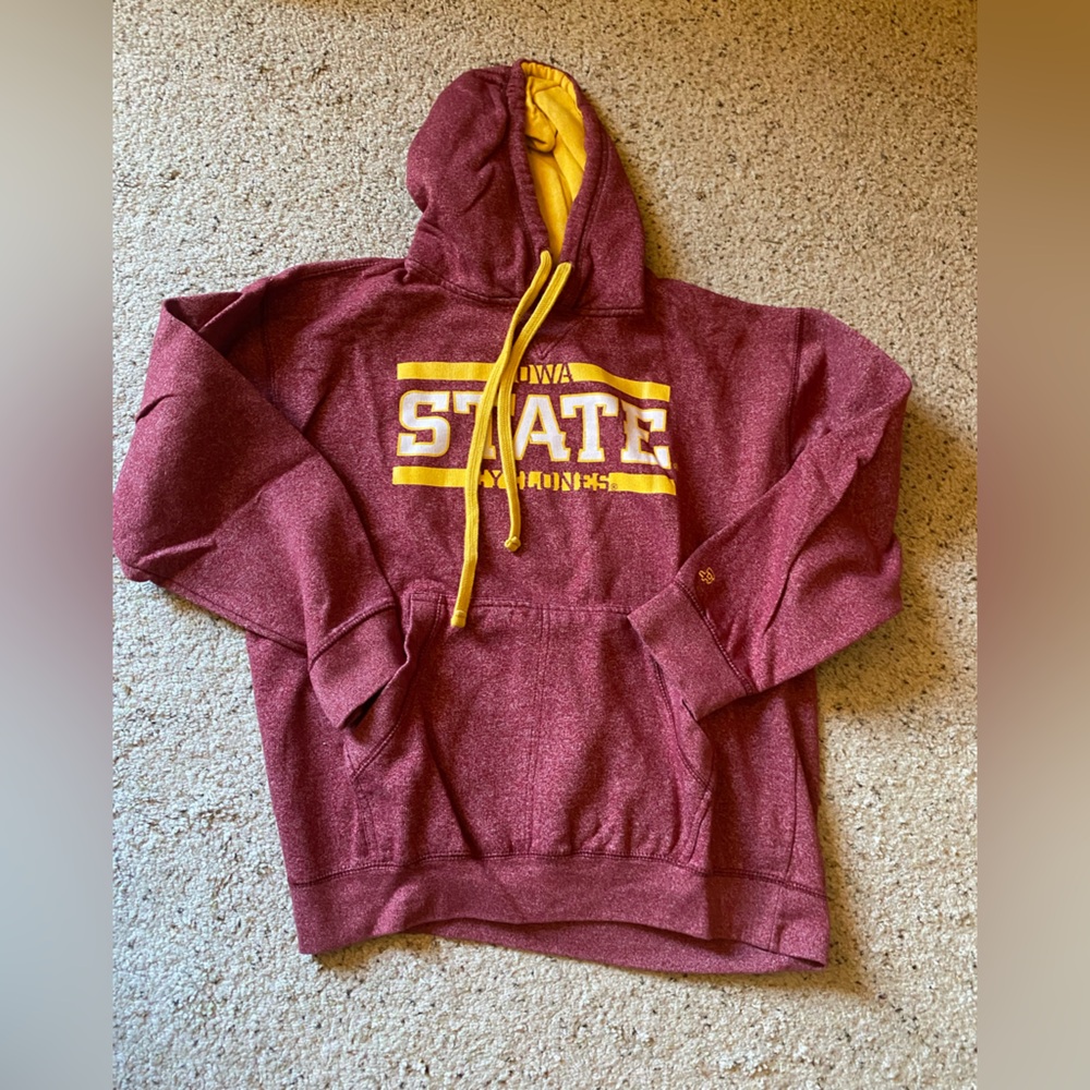 Authentic Iowa State Maroon & Gold Hoodie